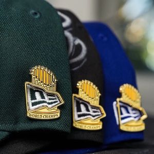World Champ Trophy New Era Frame Hat Pin